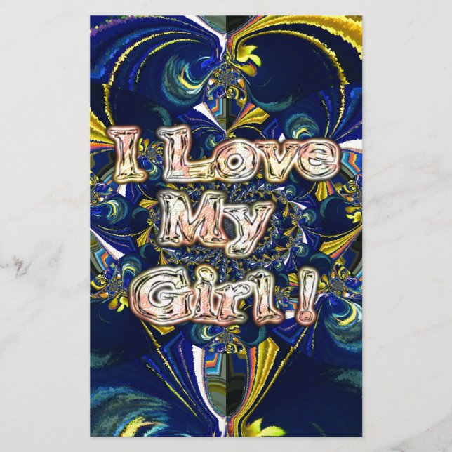 Papelería Personaliza tu amor infinito: Amo a mi Chica (Anverso)