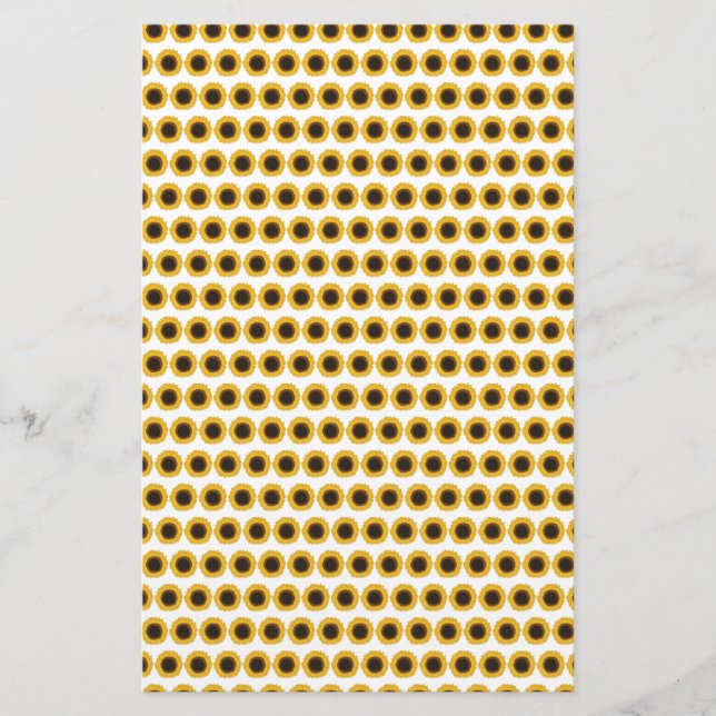 Papelería Personalizable girasoles (Anverso)