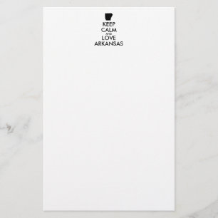 Papelería Personalizable MANTENGA CALMA Y AME A ARKANSAS