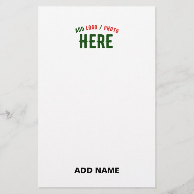 PAPELERÍA PERSONALIZABLE MODERNO ESTILO BLANCO VERIFICADO MA (Anverso)