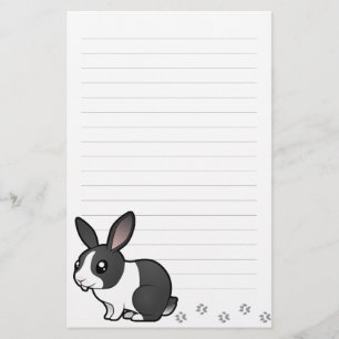 Papelería Personalizado Conejo (pelo liso de oído ascendent