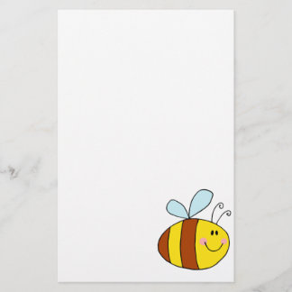 Papelería personalizado de abejas melíferas voladoras
