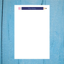 Personalizado de Lápiz Azul Personalizado