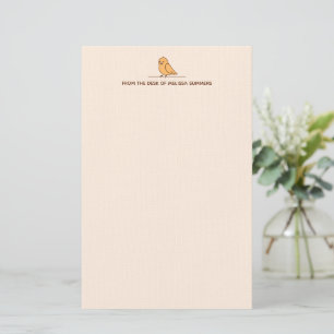 Papelería Personalizado de pájaro de loro lindo loro parakee