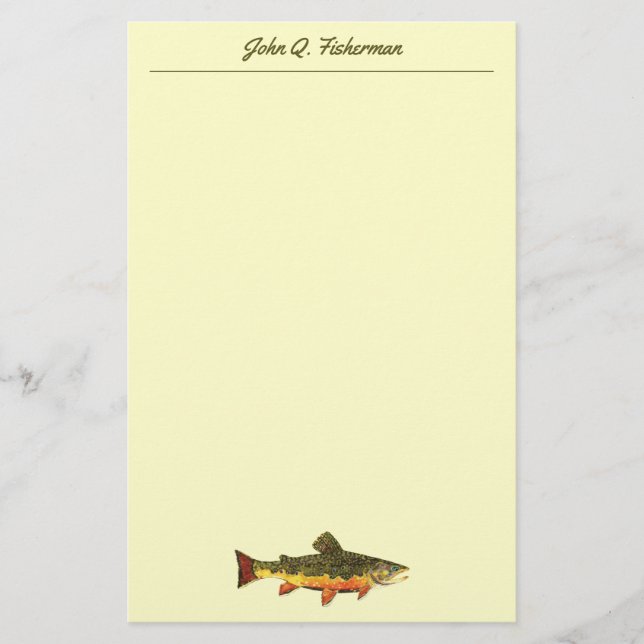 Papelería Personalizado de pesca de altura (Anverso)
