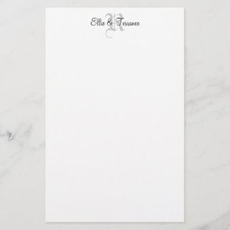 Papelería PERSONALIZADO DIY Monograma Estacionario