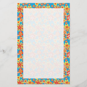 Papelería Personalizado Stationery, Notepaper, Ditsy Naranja