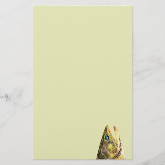 Papelería Pescador de truchas rotas (Anverso)