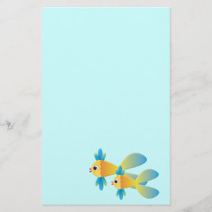 Papelería Pescados del dibujo animado