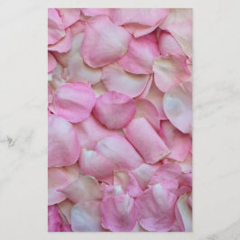 Papelería Pétalos rosa rosados