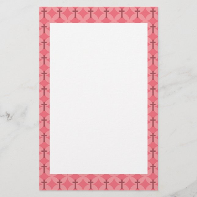 Papelería Pétalos y efectos de escritorio de las cruces (Anverso)