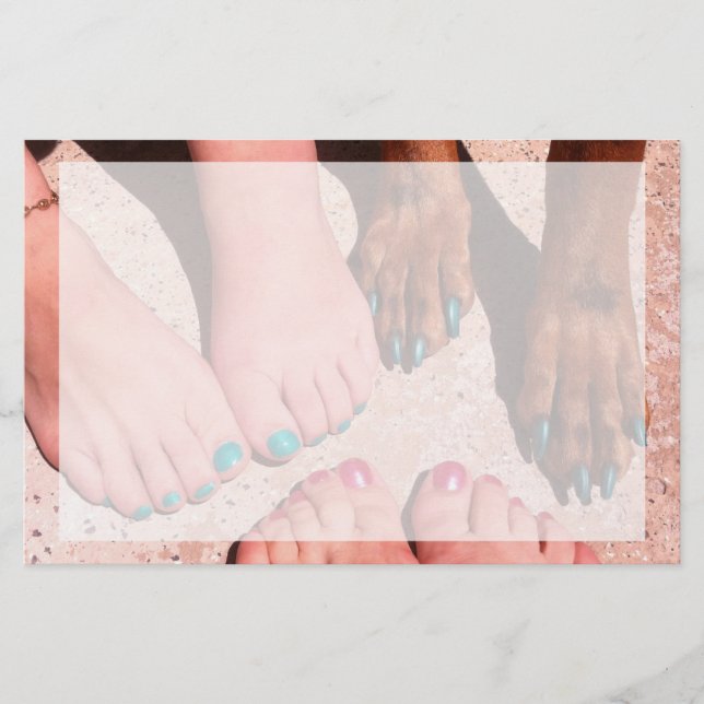 Papelería Peticure - Pedicure Spa Day (Anverso)