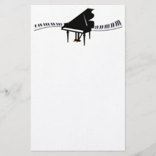 Papelería Piano de cola y teclado