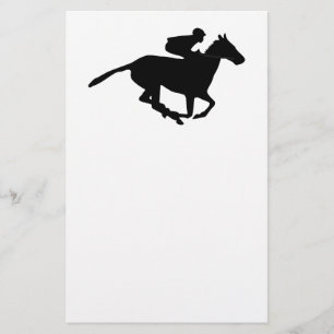 Papelería Pictograma de la carrera de caballos