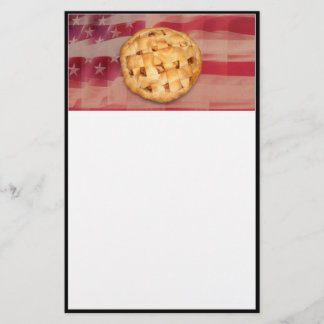 Papelería Pie estadounidense sobre la vieja gloria