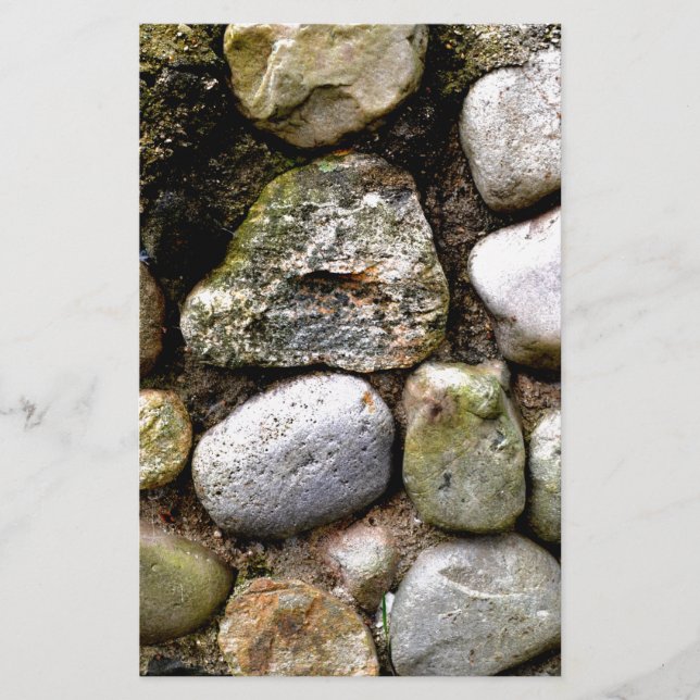 Papelería Piedra de campo, rocas, piedra angustiada, piedra  (Anverso)