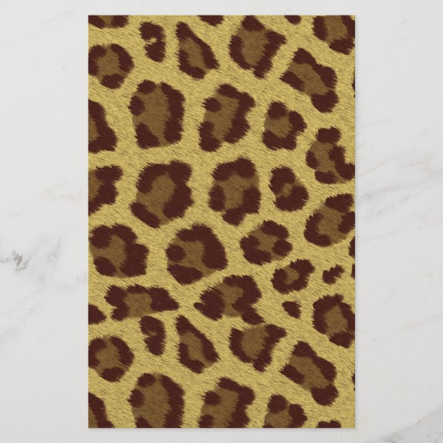 Papelería Piel leopardo (Anverso)