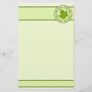 Papelería PIENSEN EN ESTANCIA VERDE, personalizable