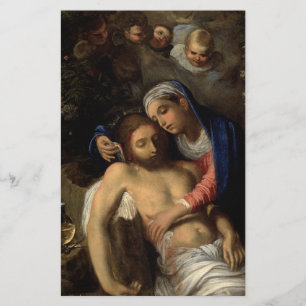 Papelería Pietà (María y Jesús) (por Adam Elsheimer)