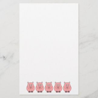 Papelería Pig Design Stationery