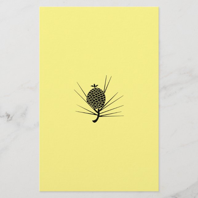 Papelería Piña con agujas (Anverso)