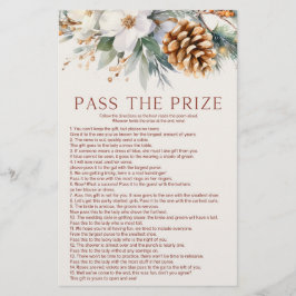 Papelería Pine Tree Pass The Pridal Bridal Shower Game
