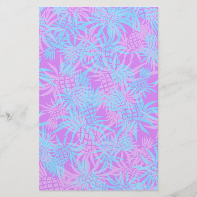 Papelería Pineapple Camo Hawai Tropical (Anverso)