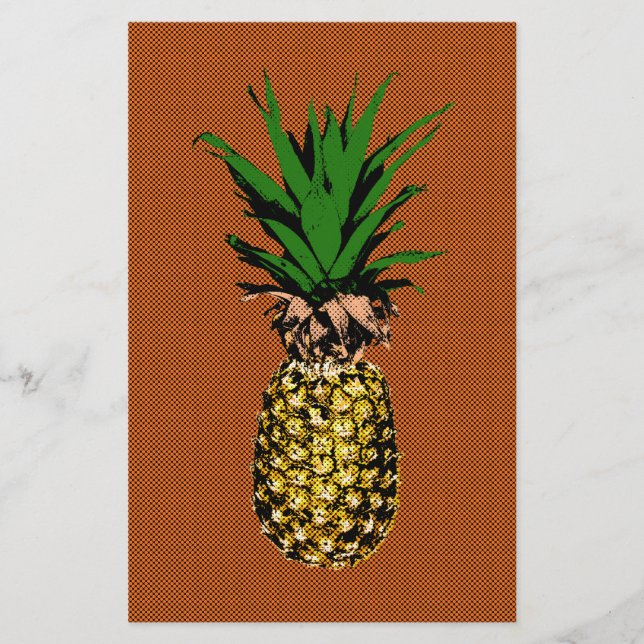 Papelería Pineapple Newsprint (Anverso)