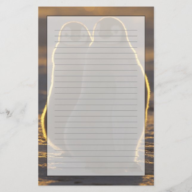 Papelería Pingüinos Emperadores (Anverso)