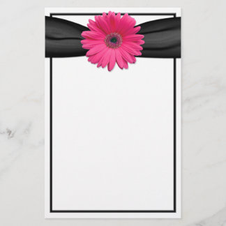 Papelería Pink Gerbera Daisy Stationery