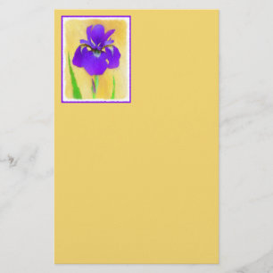 Papelería Pintado de iris morado - Perro original curado A
