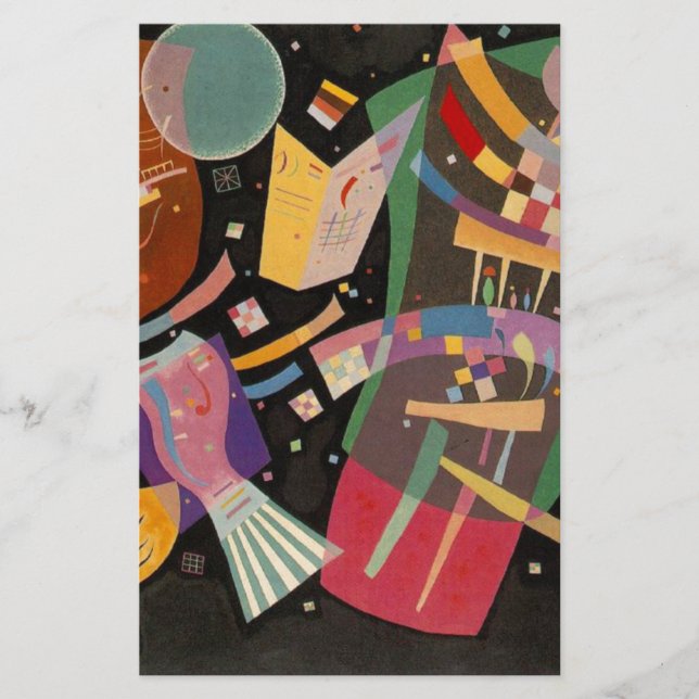 Papelería Pintura abstracta Composición 10 de Kandinsky (Anverso)