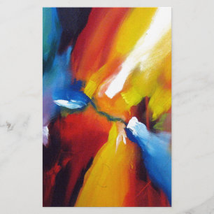 Papelería Pintura abstracta de expresionismo