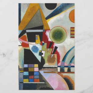 Papelería Pintura abstracta oscilante de Kandinsky