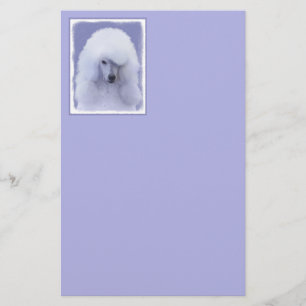 Papelería Pintura blanca de canapé estándar - Arte de perro