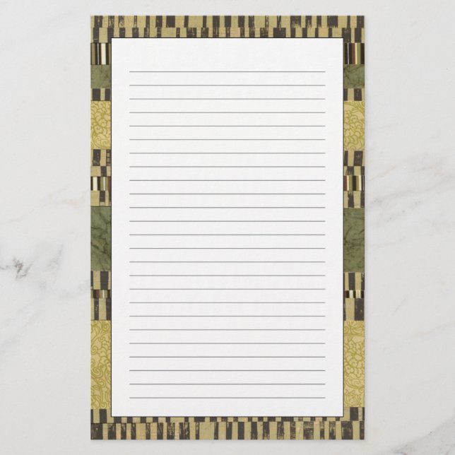 Papelería Pintura de panel con múltiples patrones (Anverso)