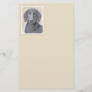 Papelería Pintura de recuperación plana - Arte del perro or