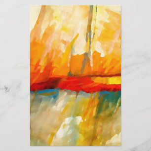 Papelería Pintura expresionista abstracta moderna