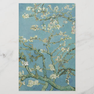 Papelería Pintura floral de Vincent Van Gogh Almond Blossom