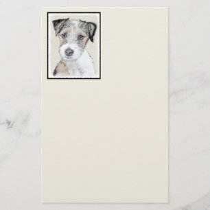 Papelería Pintura Rusell Terrier - Arte Perro Original