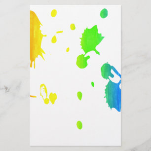 Papelería Pintura-salpicadura del arco iris