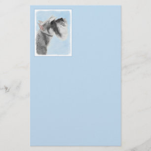 Papelería Pintura Schnauzer (gigante, estándar) - Arte de pe