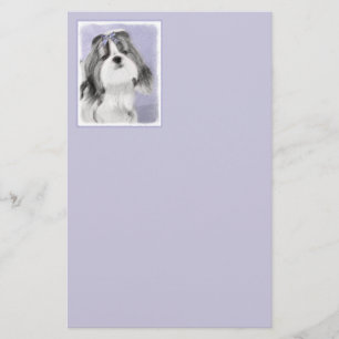 Papelería Pintura Shih Tzu - Arte Perro Original.