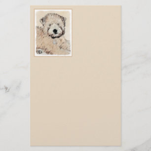 Papelería Pintura Terrier de Ruedas Recubiertas Blancas Arte