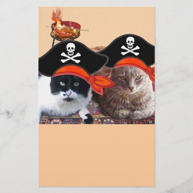 Papelería PIRATA CATS, habla como el Día del Pirata (Anverso)