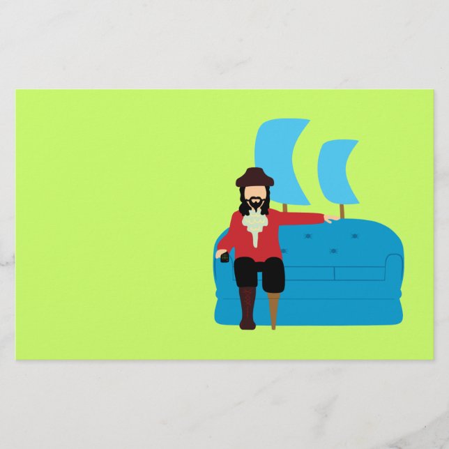 Papelería Pirata de Sofa (Anverso)