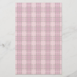 Papelería Pixel Plaid_Magenta-Negro