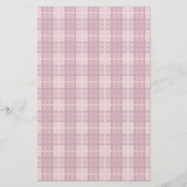 Papelería Pixel Plaid_Magenta-Negro (Anverso)