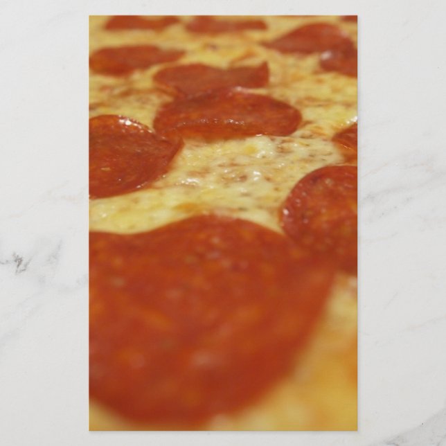 Papelería pizza de pepperoni (Anverso)