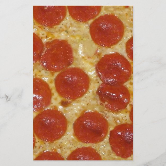Papelería pizza grande de pepperoni (Anverso)